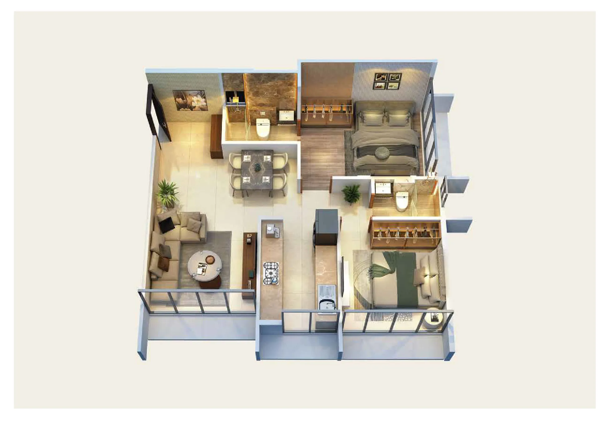 Estella 2 BHK Starlight